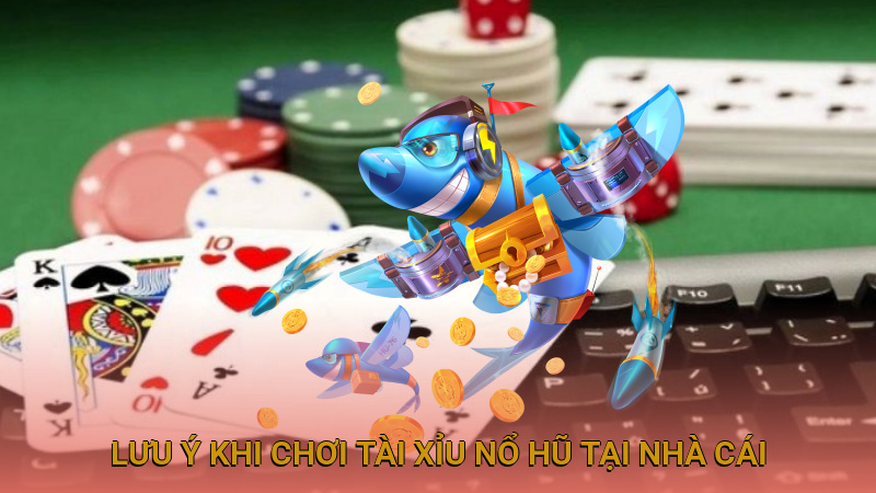 Lưu ý khi chơi tài xỉu nổ hũ tại nhà cái